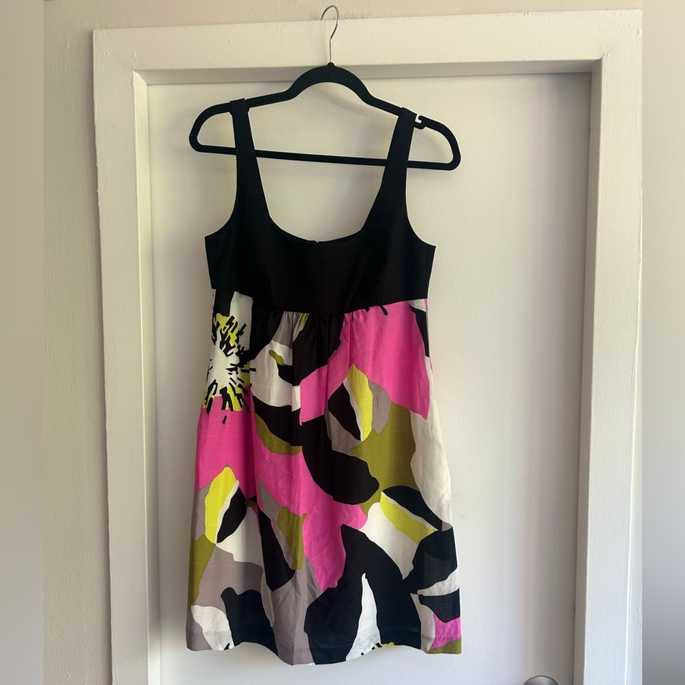 Trina Turk floral cotton and silk mini dress